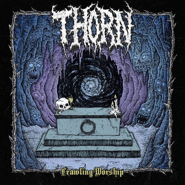 Cover art for Crawling Worship by THORN