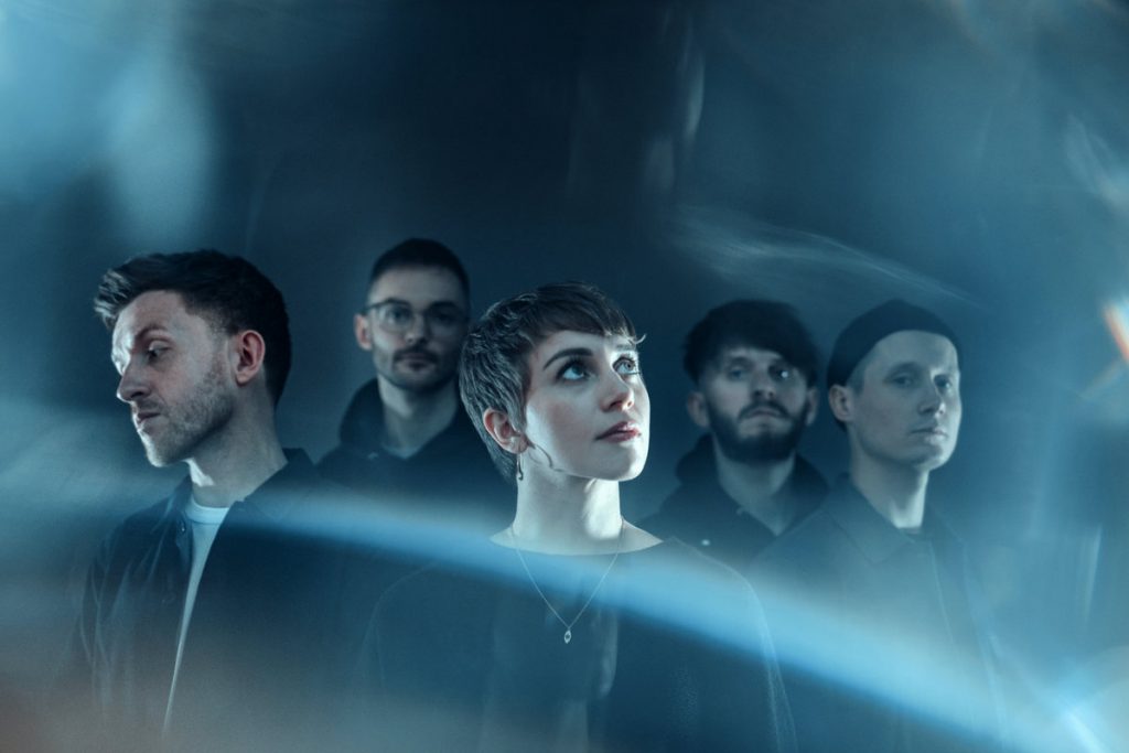 Promo shot of Rolo Tomassi for the release of their album Where Myth Becomes Memory